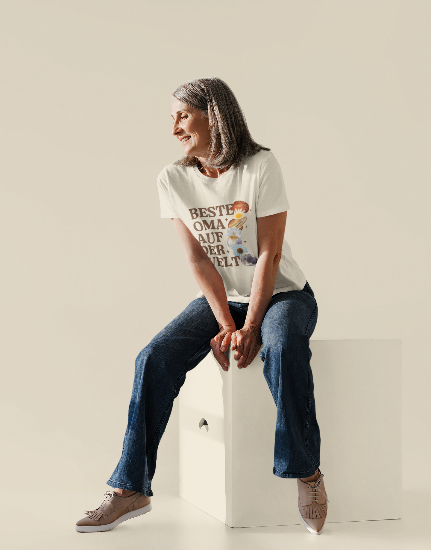 Basic Women T-Shirt Beste Oma
